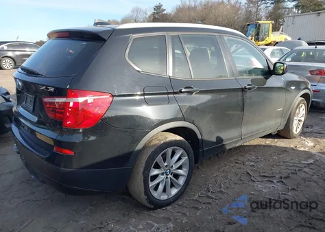 2014 BMW X3 xDrive28I из США, поврежденный, VIN 5UXWX9C53E0D14624